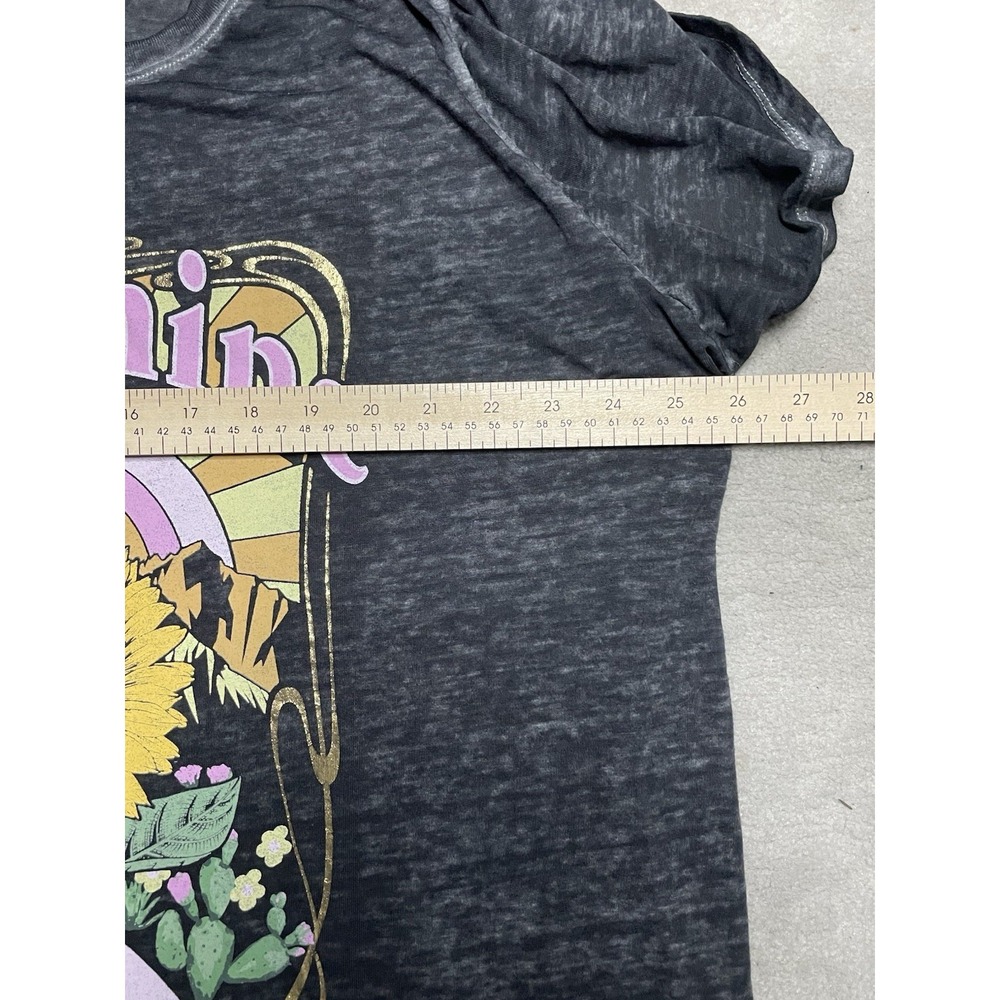 Lane Bryant Tee T-Shirt Womens Plus 22/24 Gray Sunshine Chaser Graphic Sunflower - Picture 5 of 10